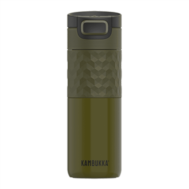 2025 UUS! Kambukka Etna Grip, Khaki Warrior, 500 ml, roheline - Termopudel 11-01057