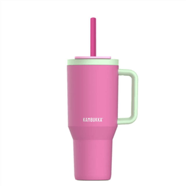 2025 Kambukka Rio Tumbler, 950 ml, Bubblegum Mint, roosa 11-08004
